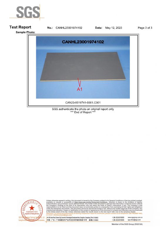 2023SGS腾博汇游戏官网家居检测报告英文版